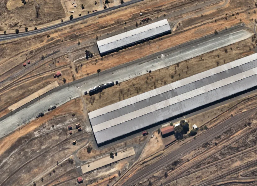 Newcon siding - intermodal terminal overview
